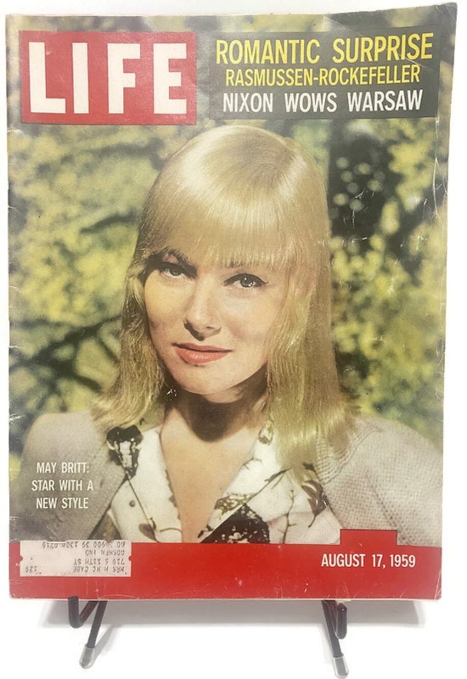LIFE Magazine August 17 1959 May Britt Star With A New Style Nixon Warsaw